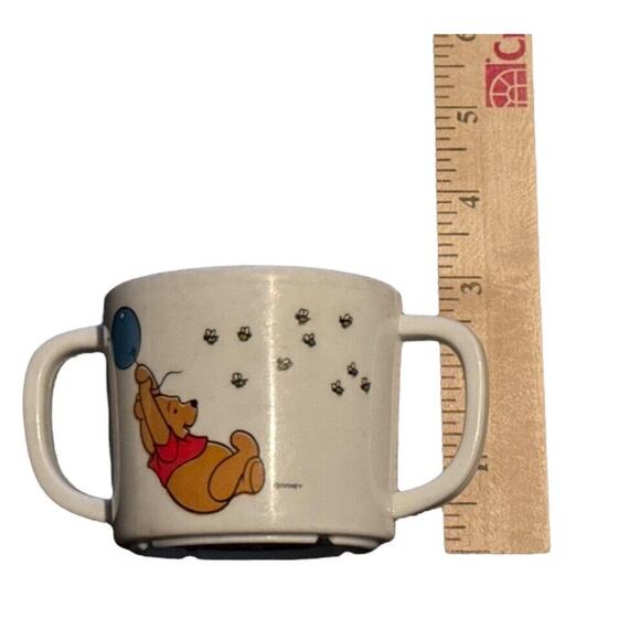 Winnie The Pooh Walt Disney VTG Childs Kid Sippy Cup Mug NO LID Tigger Selandia - Picture 8 of 8